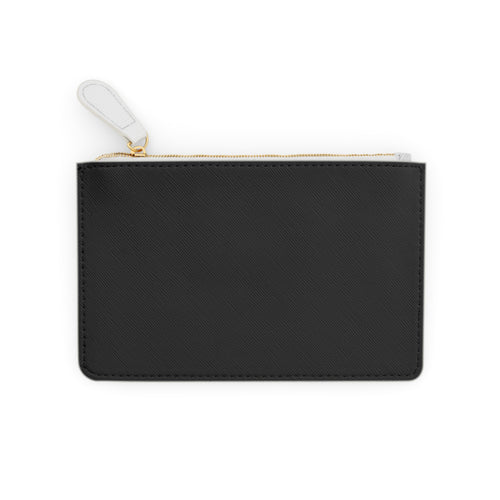 Cincinnati Vs Everybody Mini Clutch Bag — Black & Orange Zip Pouch for Fans